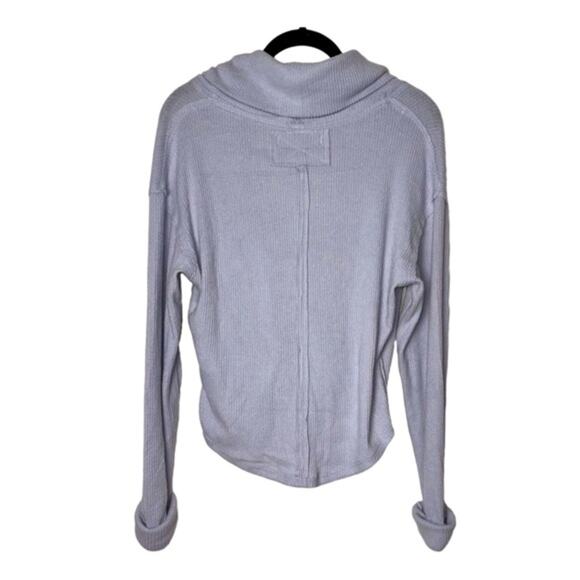 We the Free Hold Me Close Pullover sweater Women's Medium Sky Blue Purple - Picture 5 of 16